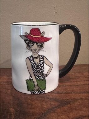 Signature Collection Hipster Animal Mugs - Tiger